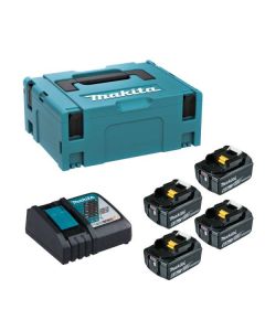 MAKITA 18V 6.0Ah 鋰電4粒及充電器套裝 199699-7